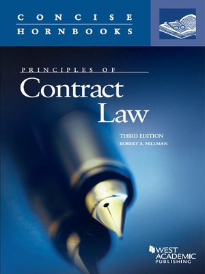 cover image of Principles of Contract Law, 3d (Concise Hornbook Series)